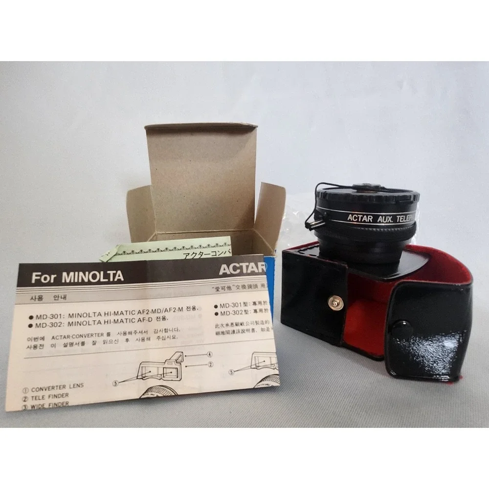 Minolta Lens Tele Converter Md Af301t Made In Japan See Photos Untested